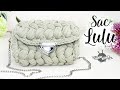 Tutoriel sac pochette lulu au crochet trapilho puff zig zag