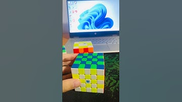 Checkerboard pattern on different cubes #rubikscube #cubing #speedcubing