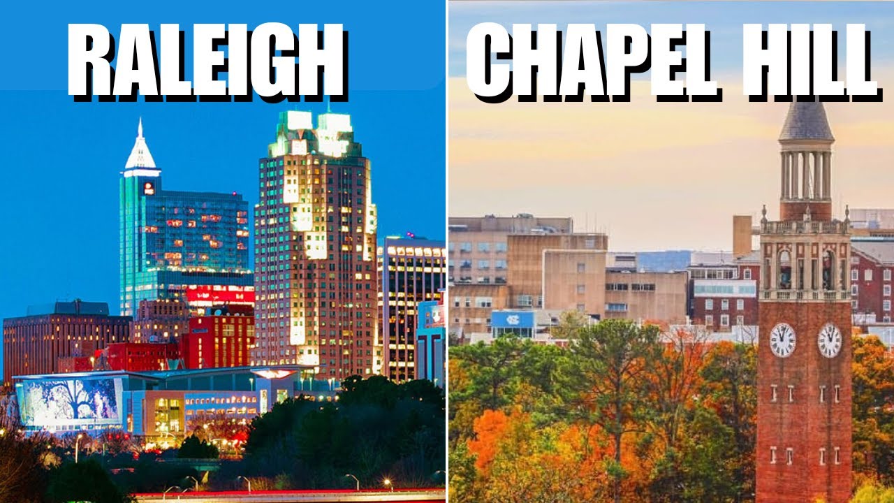 Raleigh vs Chapel Hill | Which City is Better? | NC Suburbs