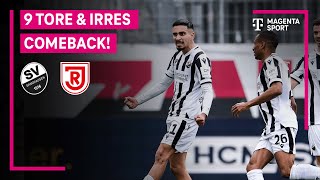 SV Sandhausen - SSV Jahn Regensburg,  Highlights mit Live-Kommentar | 3. Liga | MAGENTA SPORT