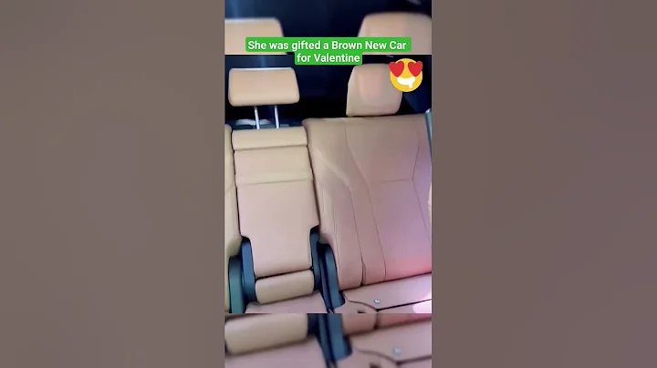 Regina Daniels celebrates as she receives a brown new car from husband as Valentine gift #shorts