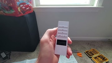 How to set down position on Allen Roth motorized shades. If you lost your manual.