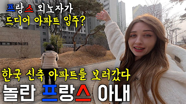 한국에서 남편따라 노가다만 하며 고생하던 프랑스 아내가 한국 신축 아파트를 보러갔을 때 반응