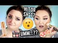 HMM... | FULL FACE FIRST IMPRESSIONS! TESTING NEW MAKEUP | HUDA BEAUTY, TARTE, EX1, BENEFIT