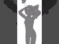 【イラスト】バニー衣装のレミリアを描いてみた【東方】 #shorts