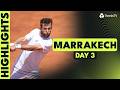 Darderi Bellucci Clash Moutet Hanfmann Trungelliti On Court Marrakech 2026 Highlights Day 3 