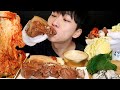 굴보쌈에 막걸리까지 리얼사운드먹방 Boiled Pork&Oyster Mukbang ASMR Eating Show หอยนางรมต้มหมู свиная устрица ゆで豚肉