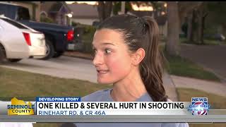 1 killed and several hurt in Seminole County shooting