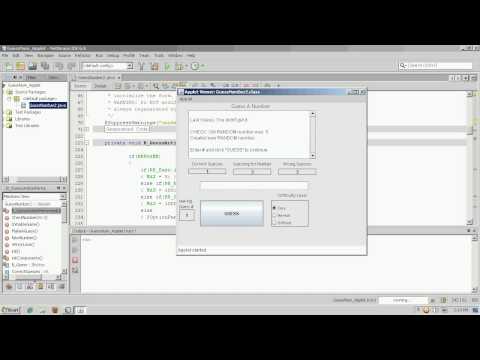 JApplet Number Guessing Game - Part 2