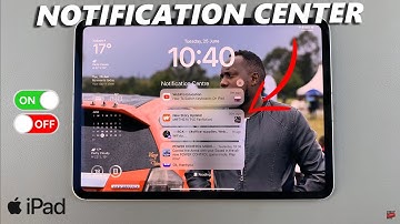 How To Enable & Disable Notification Center On iPad