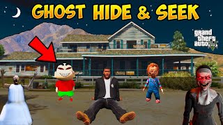 Shinchan and Franklin Playing Ghost Hide and Seek in GTA 5 screenshot 2