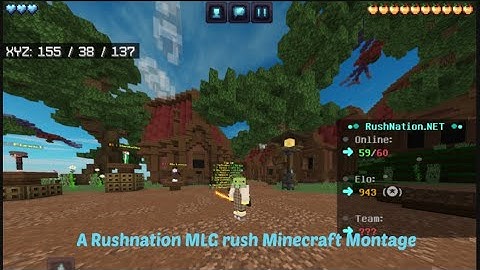 A Minecraft Rushnation MLG RUSH Montage//812 Block extension