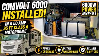 Comvolt 6000 Install Inside 35 Foot Motorhome