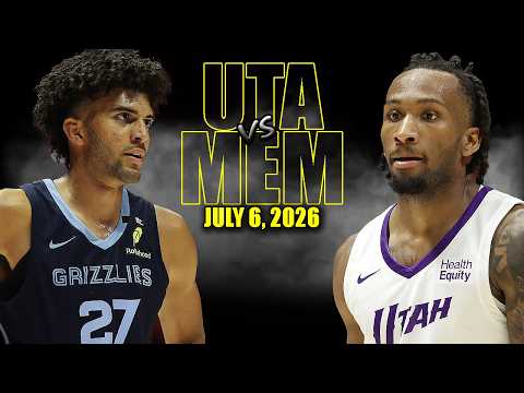 Memphis Grizzlies vs Utah Jazz Full Game Highlights - July 6, 2026 | NBA Summer League