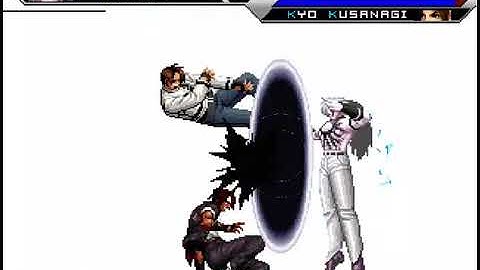 KOF Mugen Murochi Vs Kyo Team ( Kusanagi + Kyo Kusanagi )