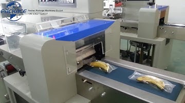 Down paper flow pack machine for banana