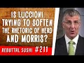 Is Luccioni trying to soften the rhetoric of Herd and Morris?