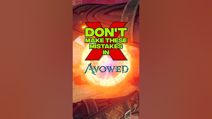 DON'T Make These Mistakes in Avowed
