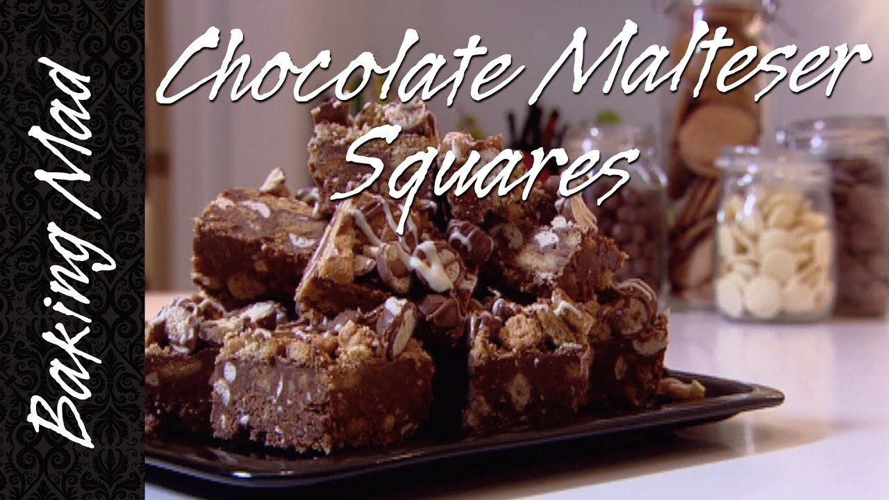 Baking Mad Monday: Chocolate Malteser Squares