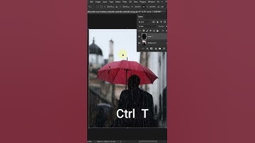 Quick Rain Effect in Photoshop 2023 #shorts #shortsvideo #photoshoptutorial