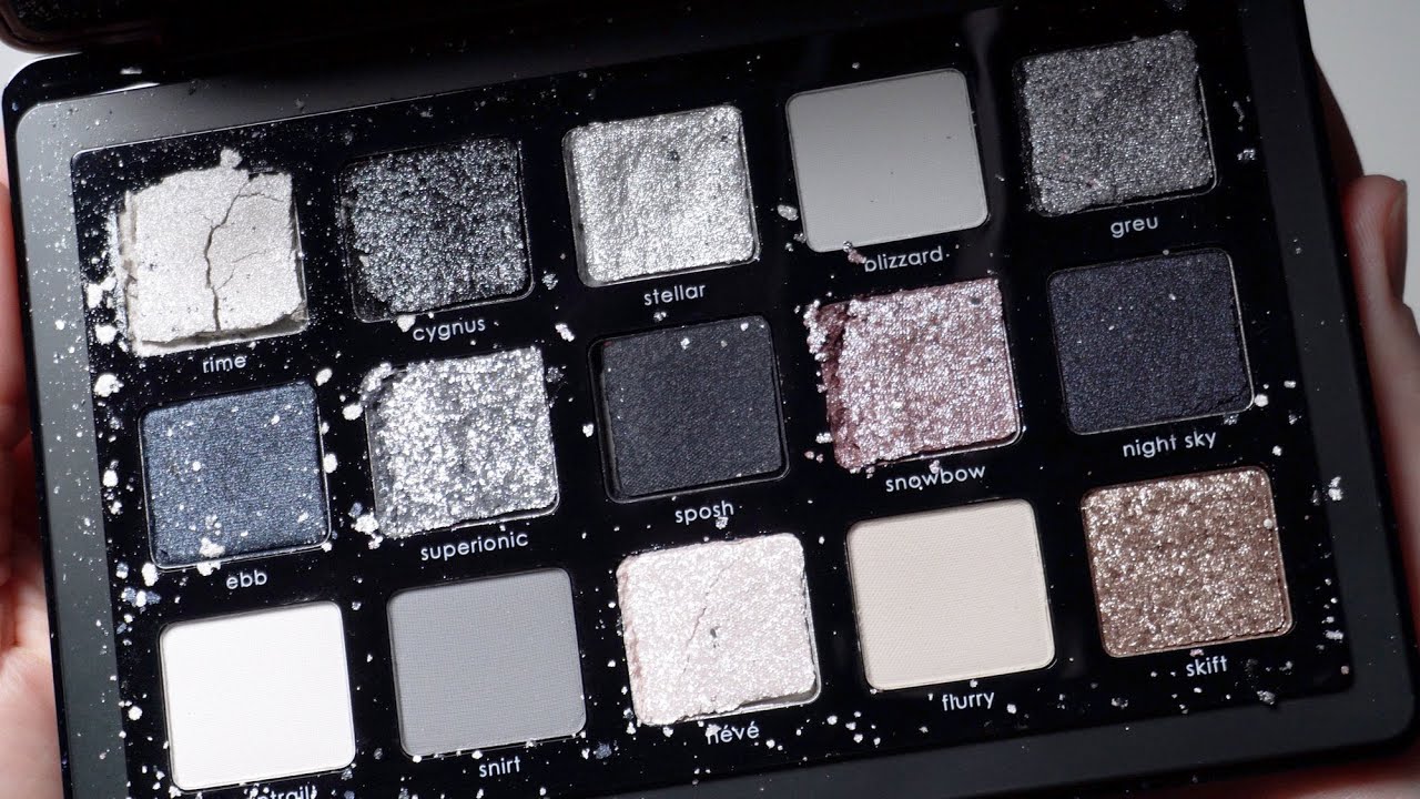 Natasha Denona Xenon Palette Swatches - YouTube