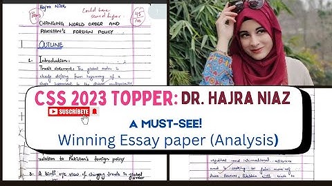 *Unlock the Secrets of CSS Essay writing by Dr Hajra Niaz*:#cssessay #fpsc #CSSQualifier#css2025#css