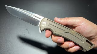 WE KNIFE WK614H-BRONZE ยืม ใบแข็งด้ามแกร่งไทเทเนียม