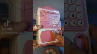 UNBOXING SAVING BOX FINGERPRINT PIGGY BANK