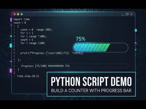 X Days of Code Counter - Python Script - Demo - YouTube