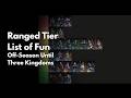 Ranged Tier List of Fun | Conqueror's Blade | Off-Season Until Three Kingdoms