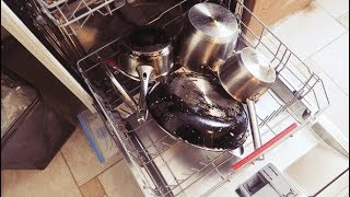 Посудомоечная машина.КАСТРЮЛИ, СКОВОРОДЫ с нагаром. ОТМОЕТ или нет  - Senya Miro