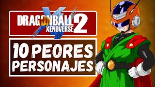 Los 10 Peores Personajes de Dragon Ball Xenoverse 2