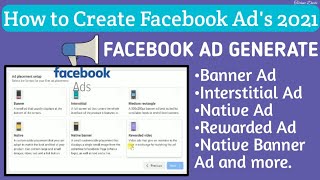 How to create Facebook ads for Beginners (2021)