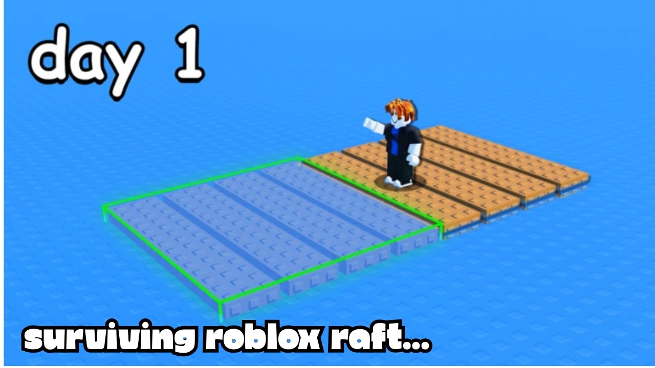 SURVIVING 7 DAYS ON A RAFT IN ROBLOX... - YouTube