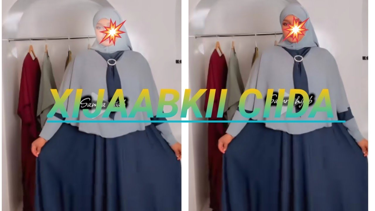 Sida loo jaro loona tolo xijaabka ciida design qurux badan /nimco Jibril 