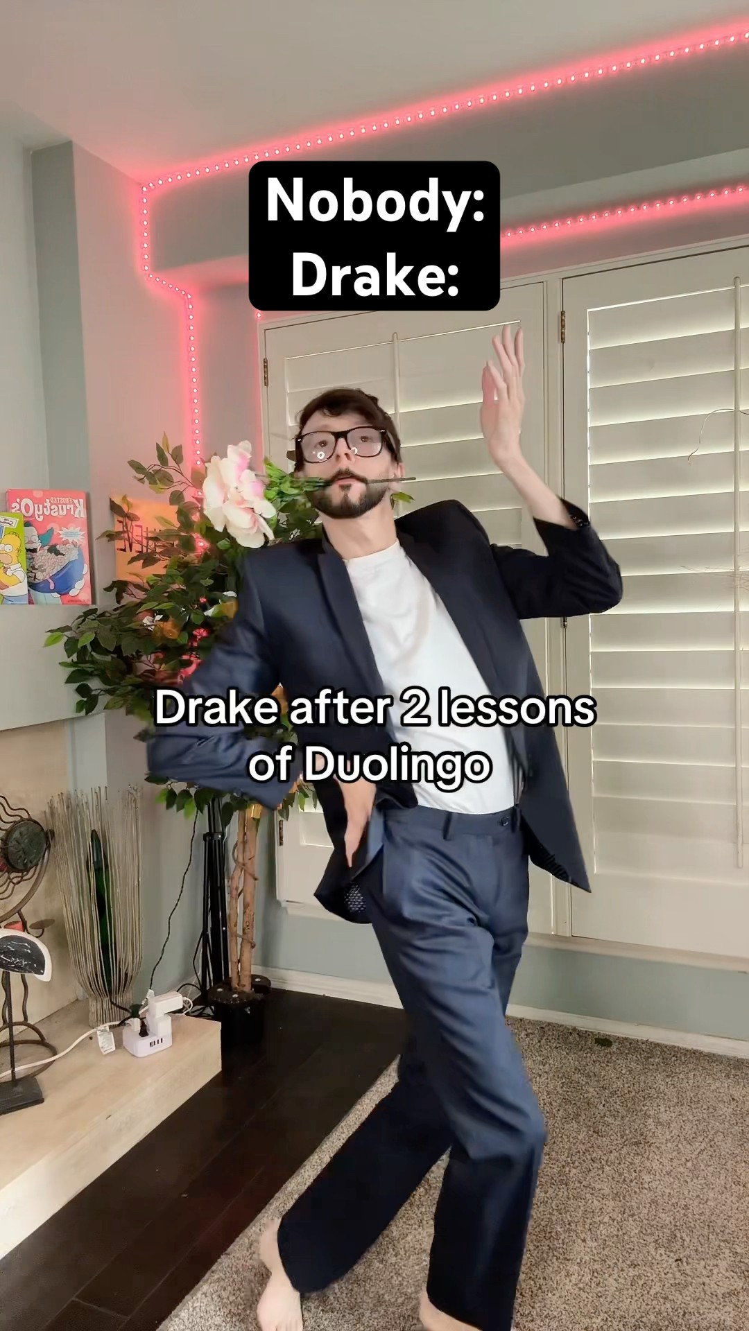 Drake After taking 2 Duolingo Lessons ?? #themanniishow.com