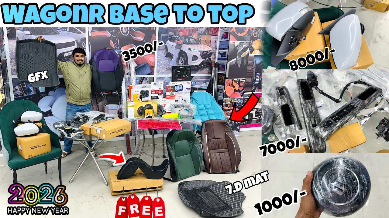 Wagon R Base To Top Modified ✅ इतने कम BUDGET मैं इतना सारा सामान 😱 Wagon R modification✅