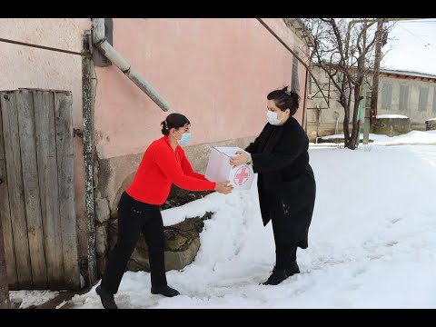 „წითელმა ჯვარმა“ ბოლნისში  200  ოჯახს საკვები პროდუქტები და ჰიგიენური საშუალებები გადასცა