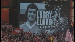 Larry Lloyd - Tribute at the City Ground 30 Mar 2024