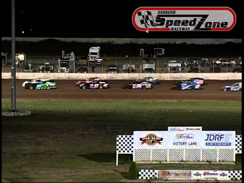 Oshkosh Speedzone Raceway - August 30, 2013 - Modified Feature - YouTube