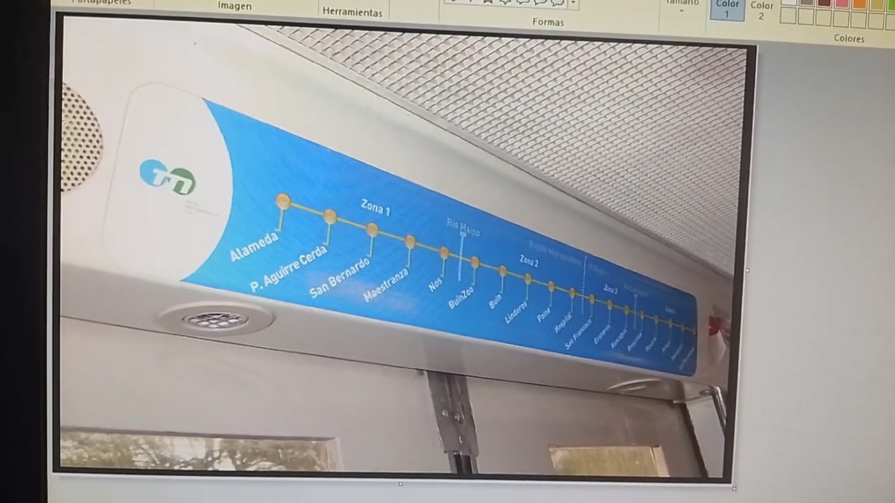 Mapa De Trenes Metropolitanos S.A. Archivo 18/09/2009 (1)
