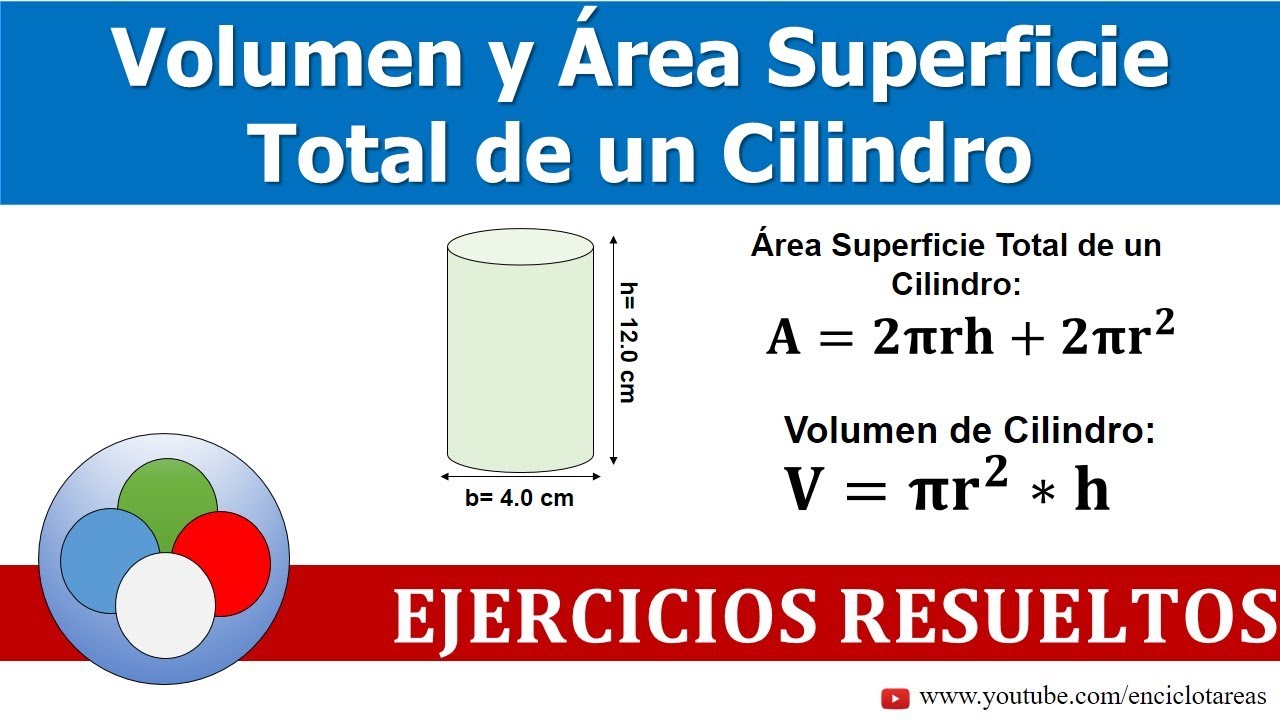 Como calcular el volumen de un cilindro