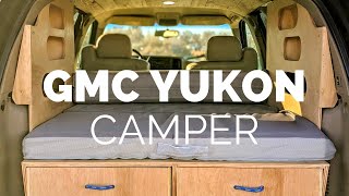 4x4 GMC Yukon Camper Conversion | Overland Build | Chevy Tahoe | OffGrid SUV #overland #vanlife