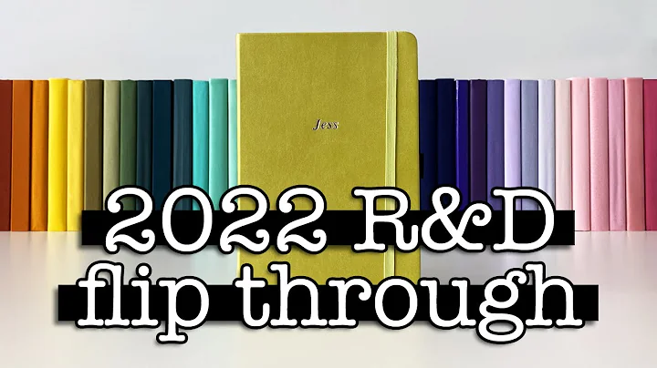 +160 Bullet Journal Ideas  2022 R&D Bullet Journal Flip Through