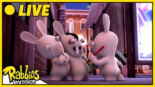[LIVE 🔴] What's Happening to the Rabbids?|  Rabbids Invasion | Cartoon for Kids