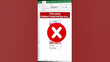 Advanced Format painter trick in excel #trending #shorts @theexcelexperience
