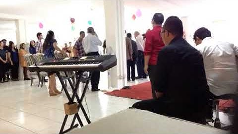 Roland EA-7 trial for busking using iPod Touch and GoMixer plus Alesis mixer