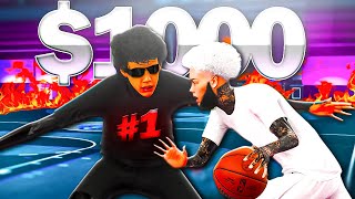 NOLIMIT LEN 1v1 vs THE BEST LOCKDOWN on NBA 2K22 for $1000 I USED THE BEST JUMPSHOT + PLAYSHOT BUILD