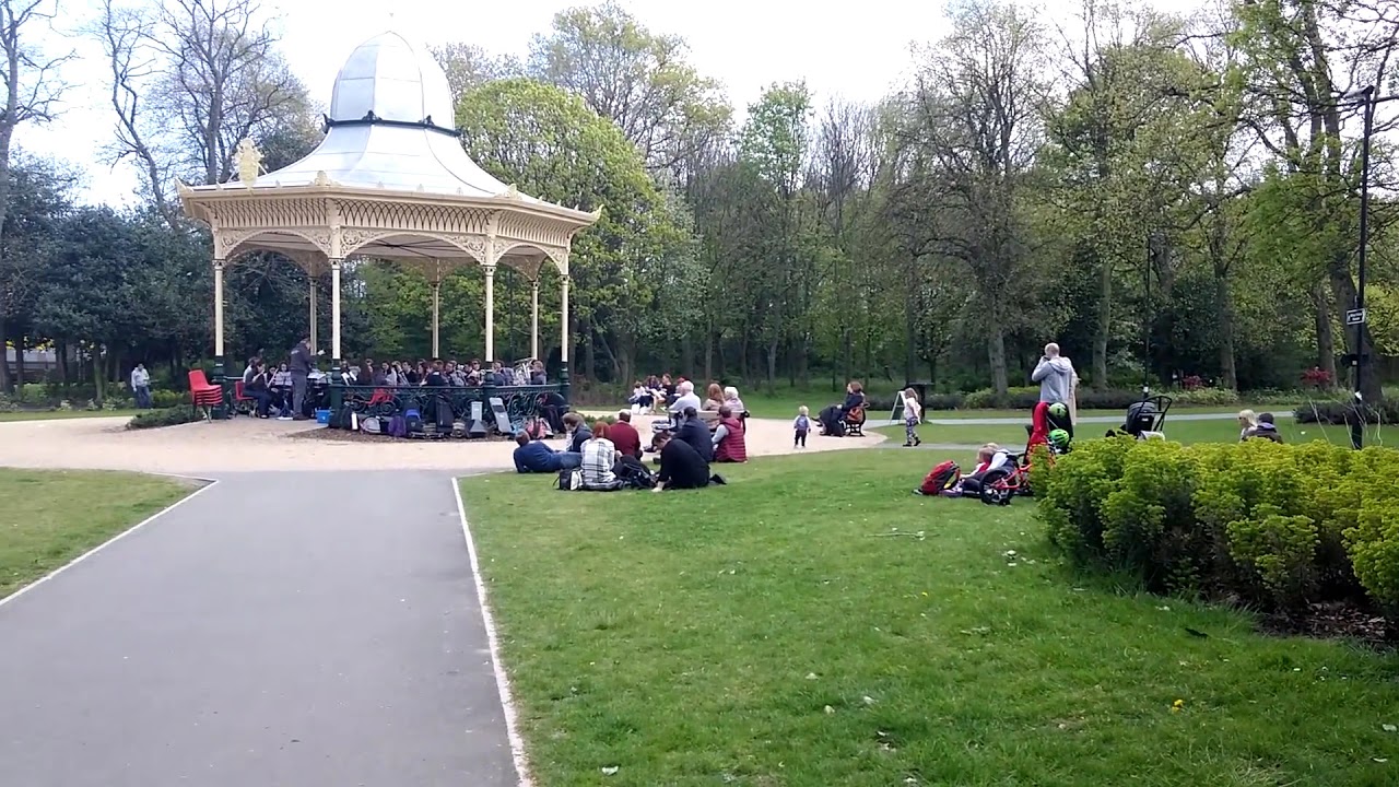 Live music in Exhibition Park, Newcastle