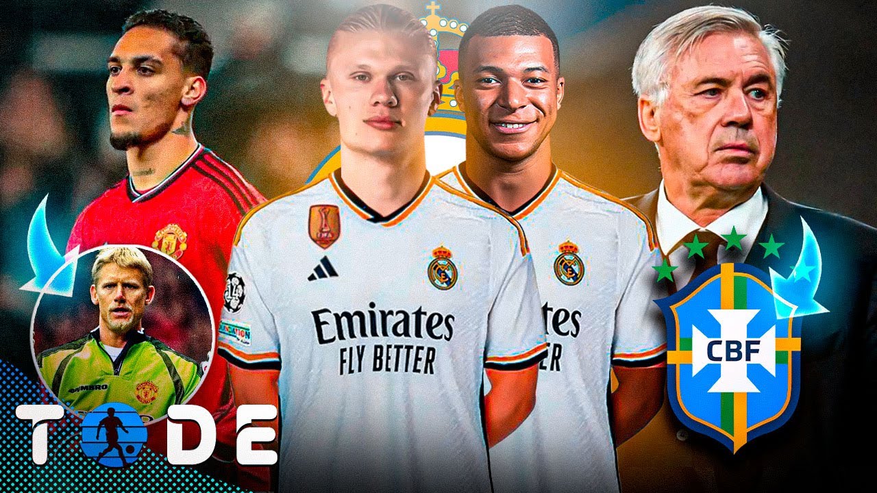 Se MBAPPÉ NÃO ASSINAR, O ALVO é HAALAND, "ANTONY É SUPERVALORIZADO" Schmeichel, ANCELOTTI e +